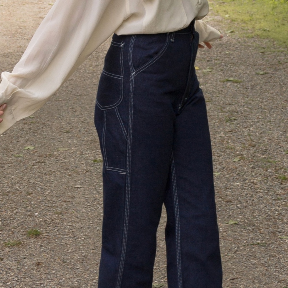 Jesse Kamm Handy Pant Style Vintage Painter Pants - Picture 7 of 14